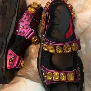 Gucci embellished sandals